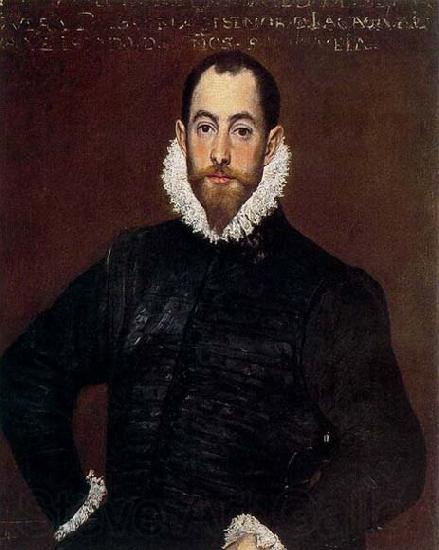 GRECO, El Portrait of a Gentleman from the Casa de Leiva Spain oil painting art